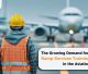 Students undergoing Ramp Services Training in Nepal at Elysium HR Solution aviation institute.
