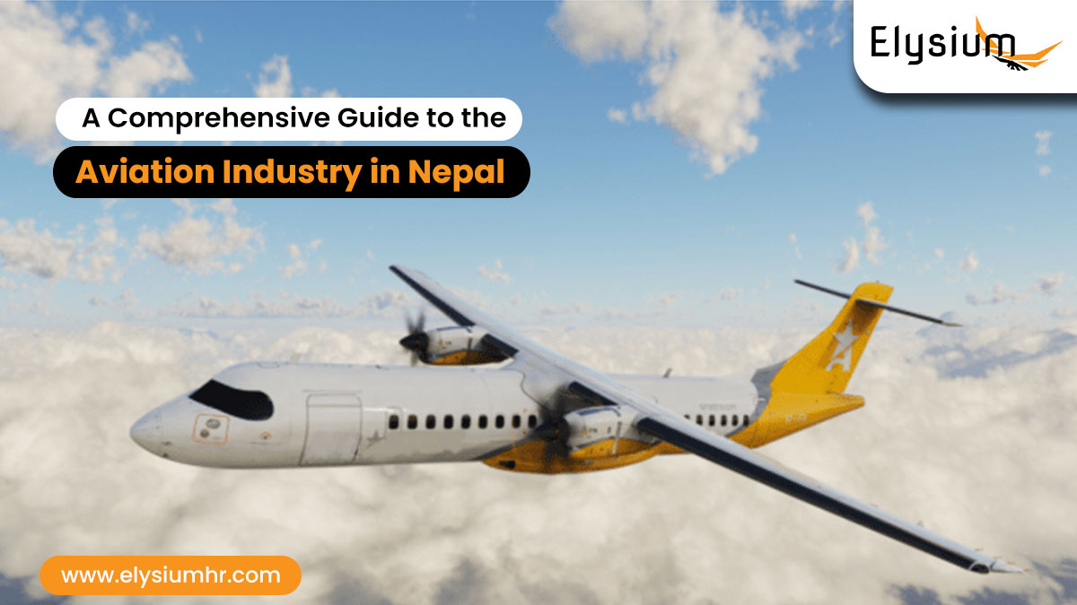 Aviation students training for careers in the aviation industry in Nepal.